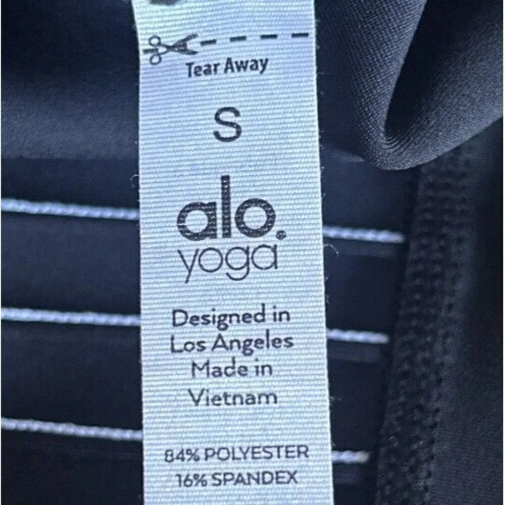 ALO Yoga High Waisted Moto 7/8 Legging Black Size Small